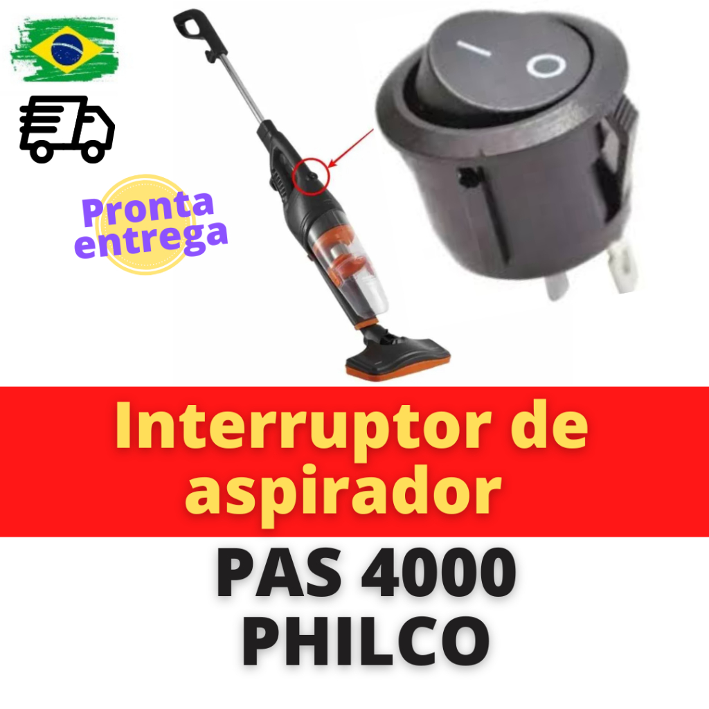 Botão Liga Desliga Aspirador Pas4000