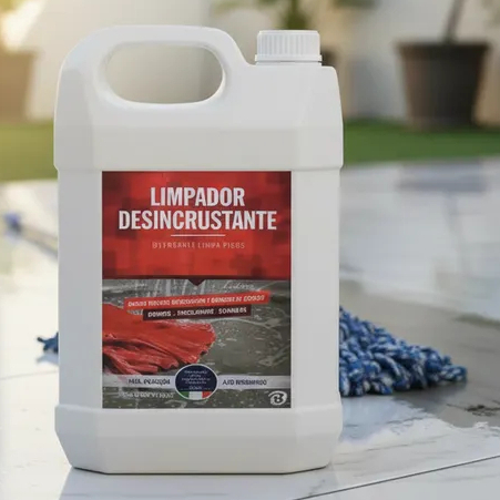 Limpador Bellinzoni  Desincrustante 5L Limpeza e Remoção Cerâmicas Porcelanatos