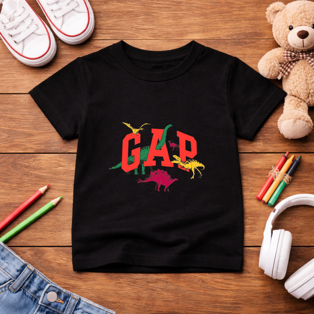 Camisa camiseta infantil GAP menino 100% algodão GAP dinossauros Dino