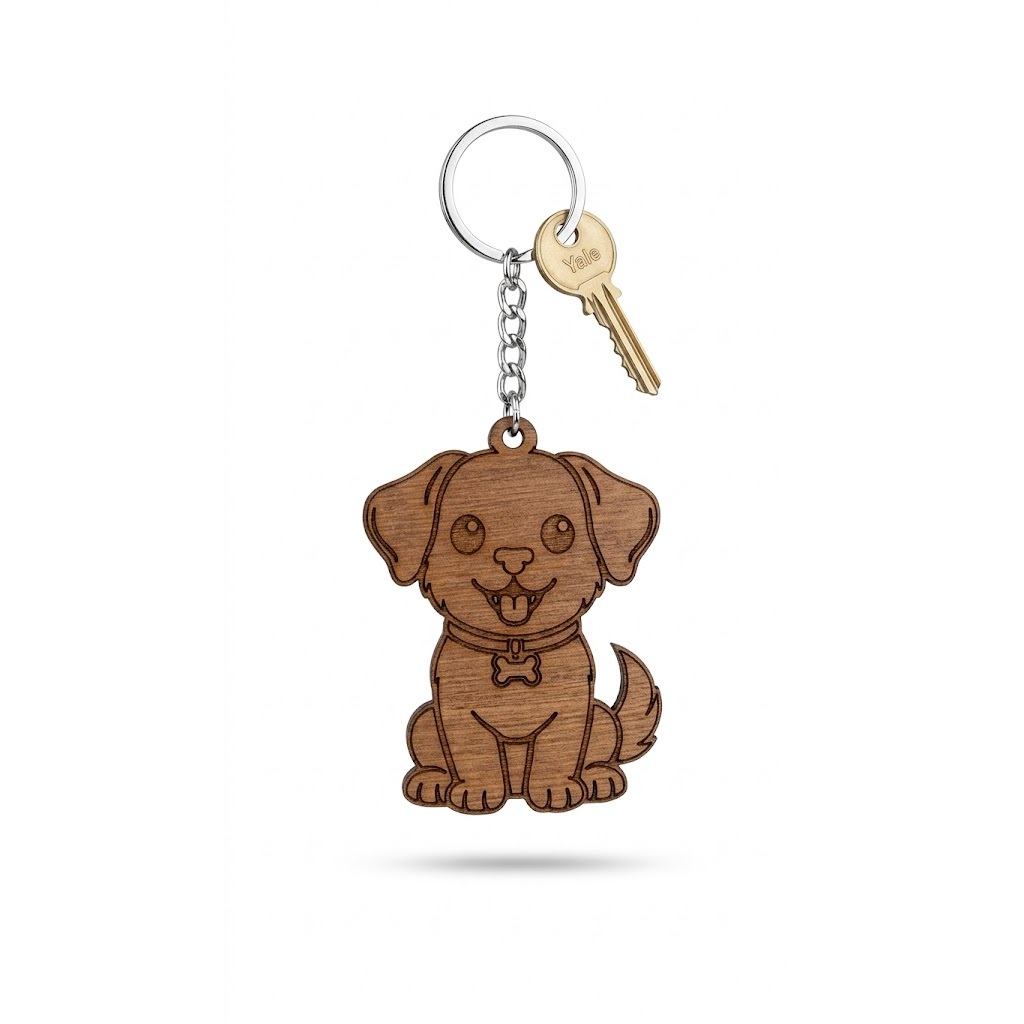 chaveiro pet fofinho cachorro gato presente mdf porta chaves bolsa
