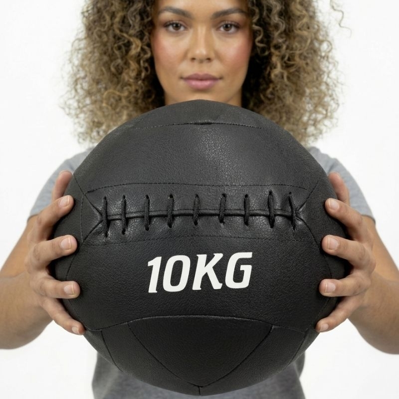 Wall Ball 10kg Treino de Fortalecimento Para Academia Musculação Medicine Funcional Cross Bola Peso