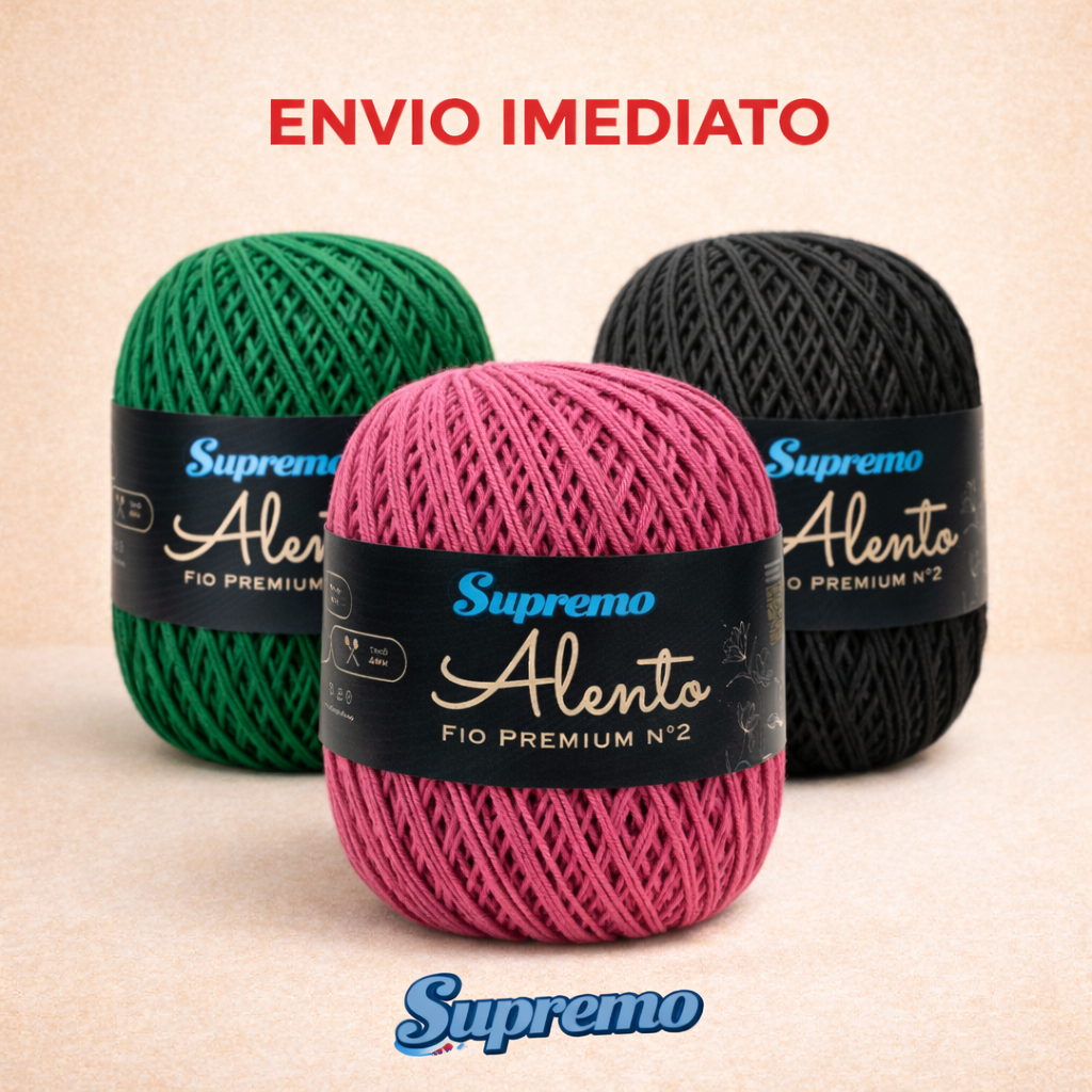 Linha Supremo Alento Nº2 500m Similar Anne/Fiore/Camila 500m tex 295