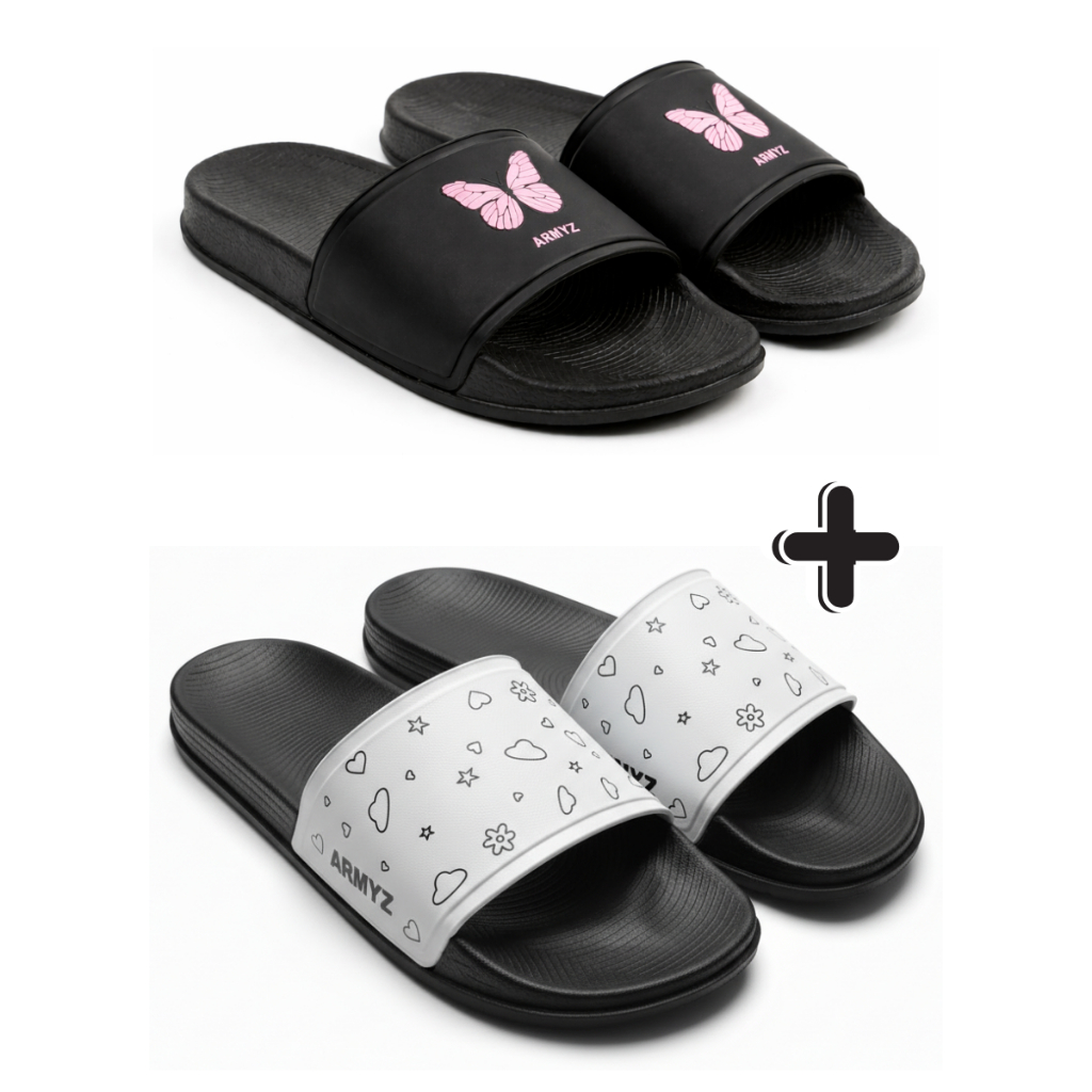 Chinelo Slide 2 Pares  Unissex Casual Conforto Dia a Dia Macio Antiderrapante Estilo Moderno