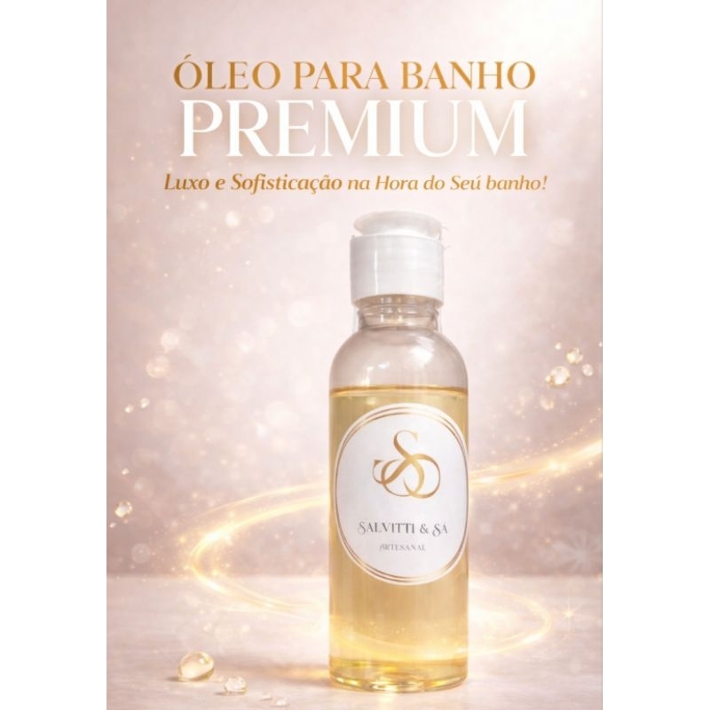Óleo de Banho Premium vom rosa mosqueta e abacate.Evita o ressecamento Hidratação e Perfume na Pele -Toque Sedoso 120 ml