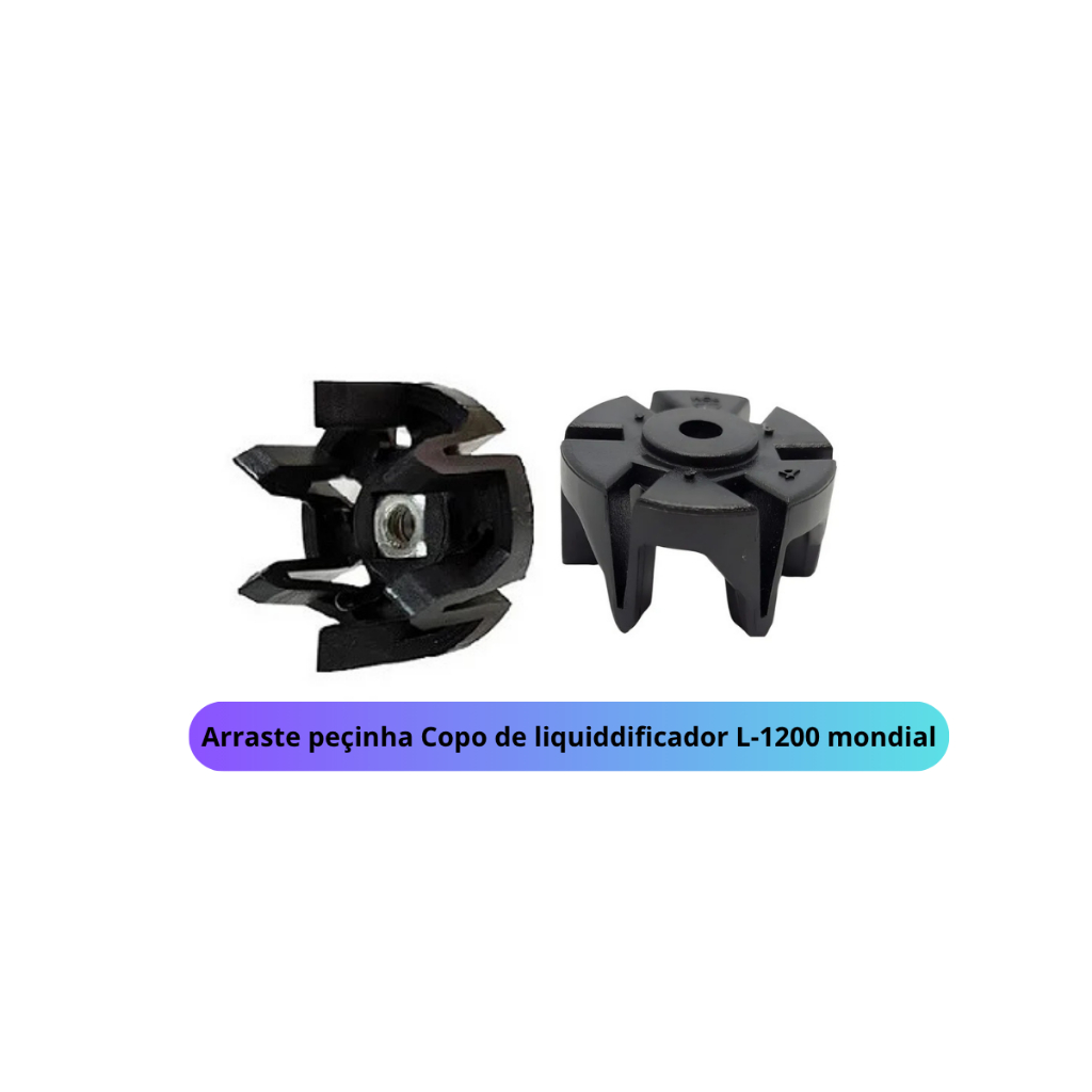 Peçinha arraste Giratório para copo de liquidificador L-1200 L-1000