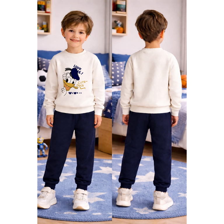 Conjunto Moletom Menino Agasalho Infantil Estampado Desenho Frio