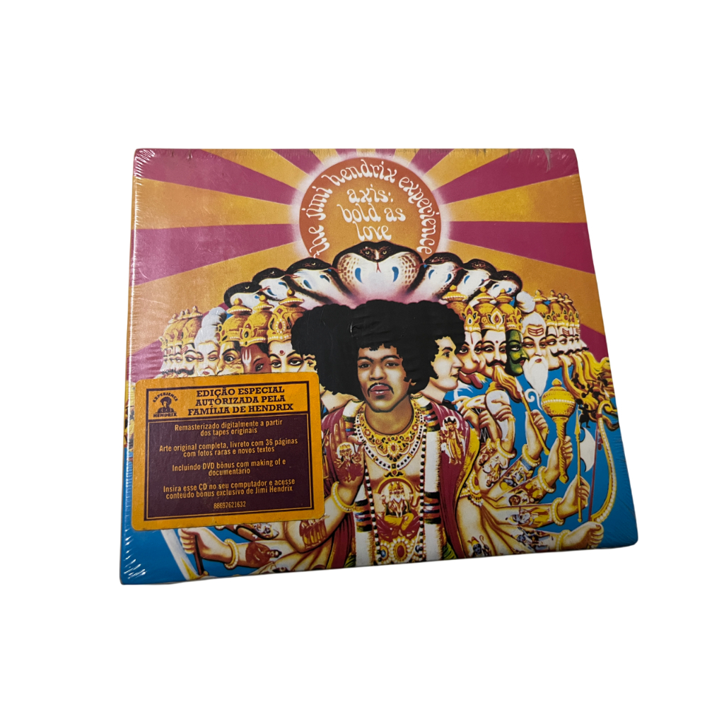 Cd Dvd The Jimi Hendrix Experience Axis Bold As Love Lacrado