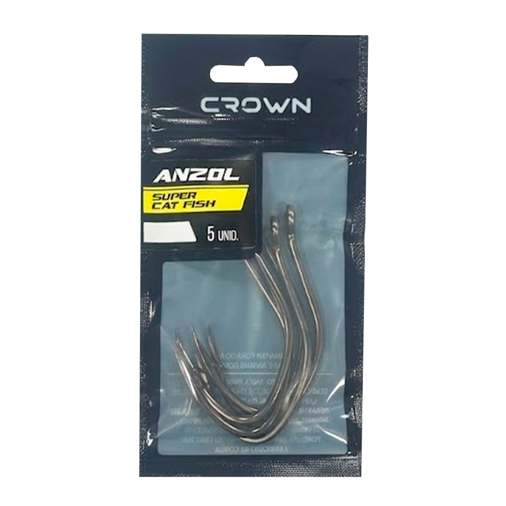 Anzol Crow Super Cat Fish Black c/5 - Jogá - Crown · foto 2