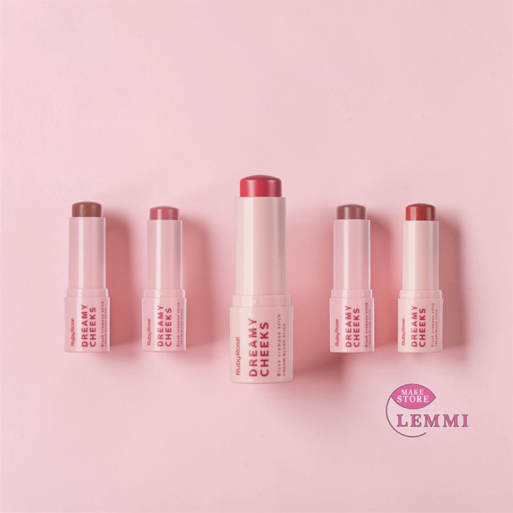 Blush Stick Facial Em Bastão Dreamy Cheeks Ruby Rose 6,57g - HBM01 em Oferta na Shopee
