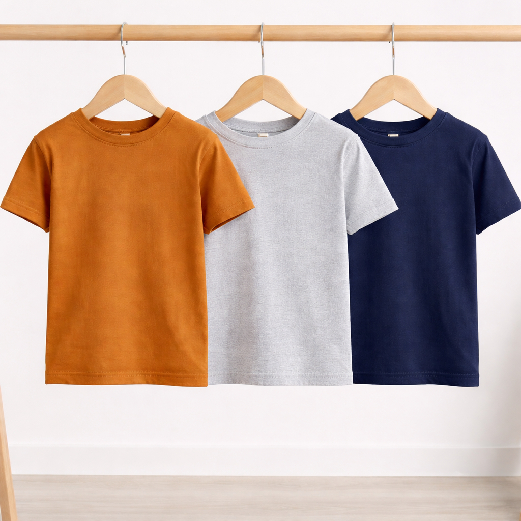 Kit 3 Camisetas Infantil Juvenil Menino Masculino Algodão 1 ao 16 Anos