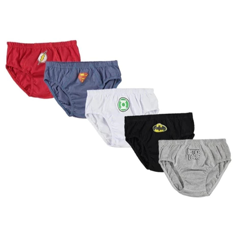 Cueca Infantil Masculina Kit Super Heróis Slip Conforto Total Envio 24h