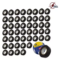 Kit 50 Fita Isolante 19mm 5m Resistente Fogo Umidade Hella