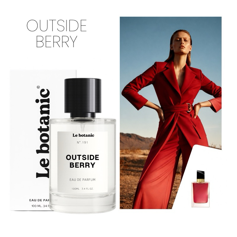 Perfume Outside Berry - Le botanic -  Alta Fixação em Oferta na Shopee