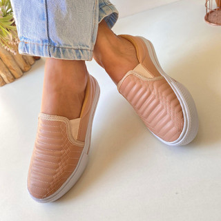 Sapatenis Slip On Feminino Sapatilha Casual Premium Confort Leve e Macio Estilo Blogueira