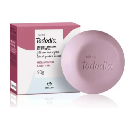 Kit Natura Tododia Amora Vermelha e Jabuticaba - Hidratante 80ml + Sabonete 90g, Skincare Corporal, Kit Viagem
