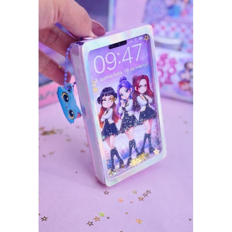 Caixa Personalizada Guerreira do K-Pop/porta KitKat/lembrancinhas de aniversário