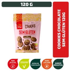Cookies Chocolate Sem Glúten Vegano 120 g