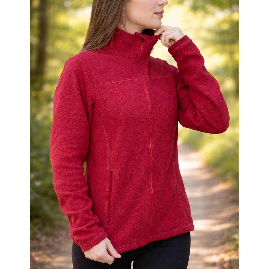 Casaco Fleece Feminino Jaqueta Térmica Trilha Camping Outdoor Respirável Secagem Rápida Montanhismo