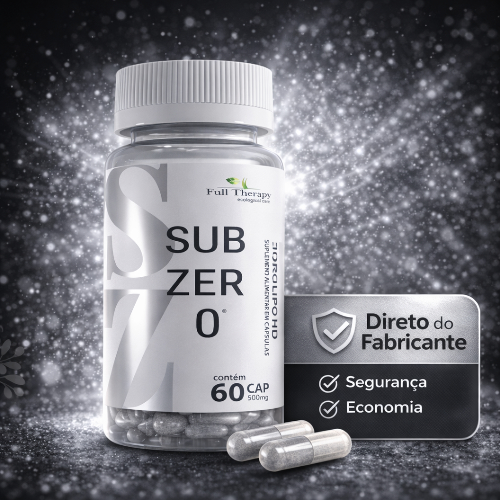 Subzero Com Morosil e Vitaminas 60 capsulas Direto do Fabricante Full Therapy