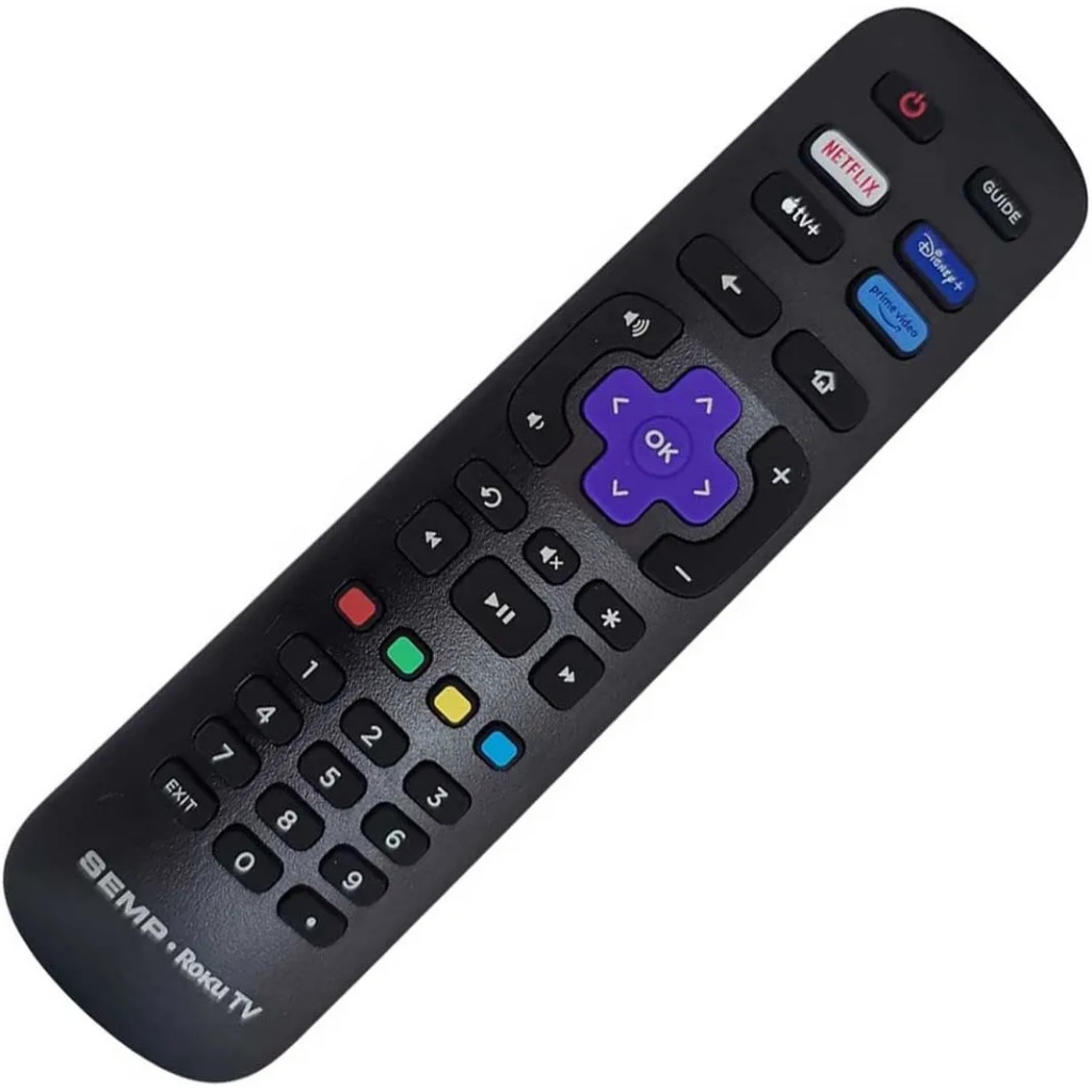 CR original Semp serve todos modelos de TV Roku Semp TCL AOC Multilaser Britânia