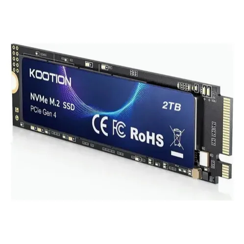 SSD NVMe 2TB Kootion X16 Plus - Leitura 7450MB/s | HEATSINK Incluso | PC Gamer e PS5