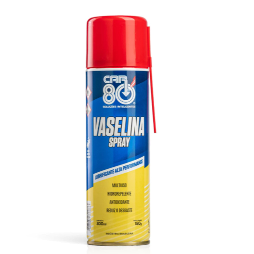 Vaselina Spray Car80 Lubrificante Antioxidante Multiuso Alta Performance 300 ml em Oferta na Shopee