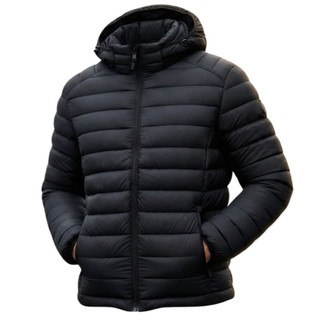 Jaqueta Puffer Bobojaco Masculina Capuz Removível | Inverno Quente e Estilosa