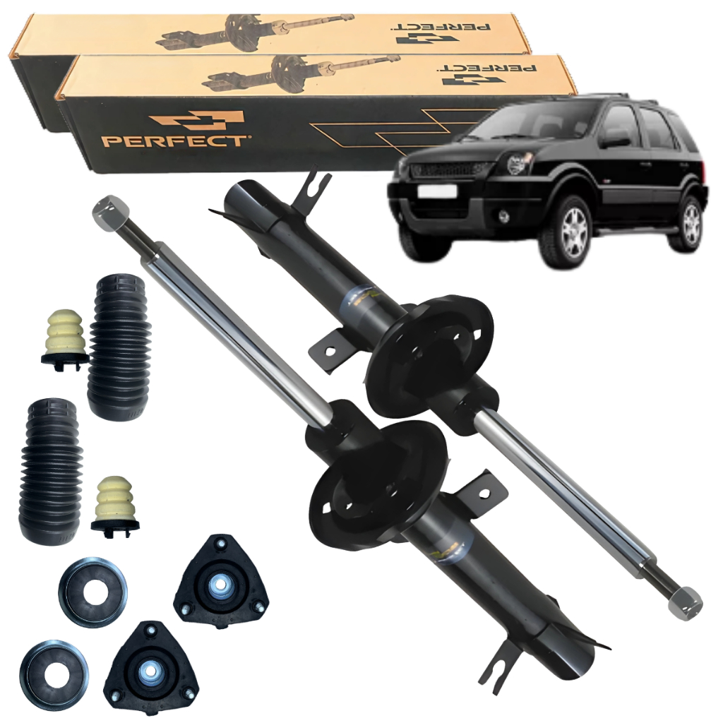 Par Amortecedor Dianteiro + Kit Ecosport 2003 2004 2005 2006 2007 2008 2009 2010 2011 2012 em Oferta na Shopee