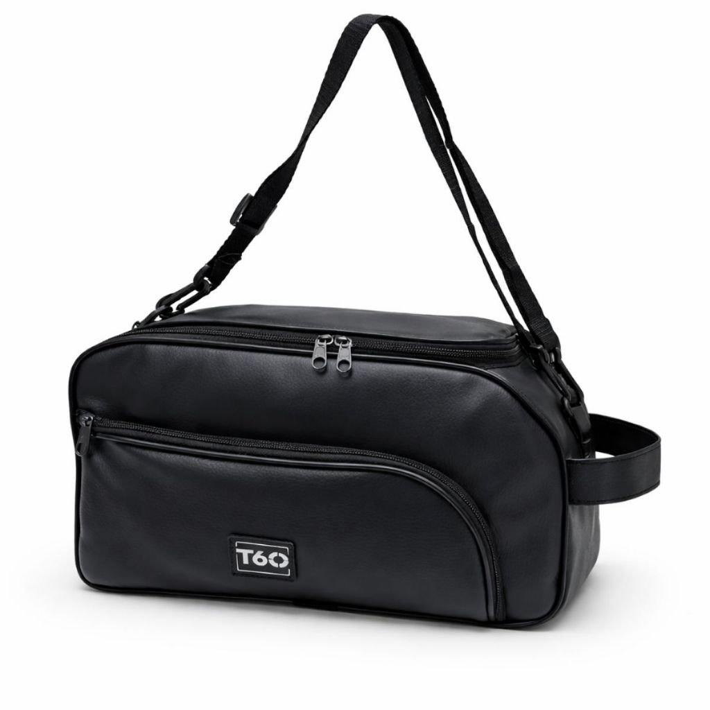 Bolsa Porta Chuteira Masculina T60 Preta Necessaire Esportiva