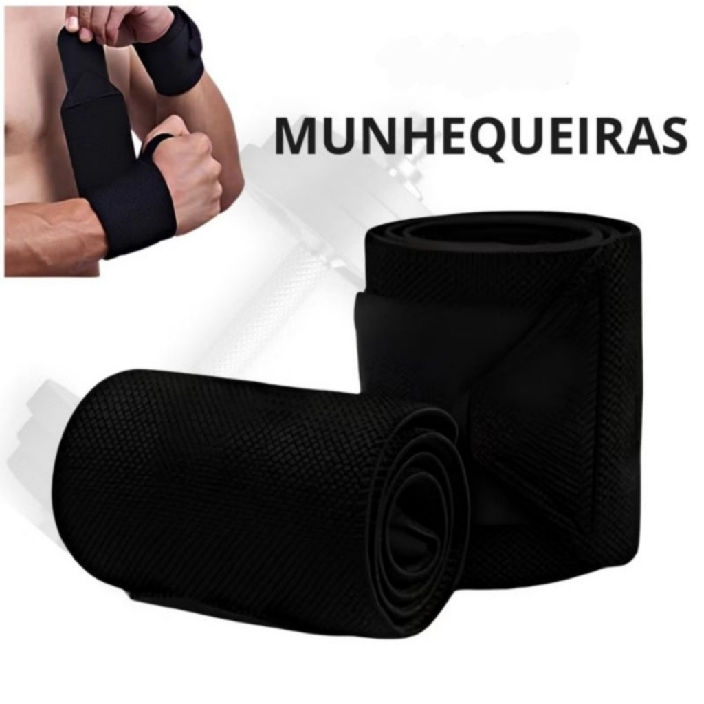 Munhequeira Unissex Para Punho Academia Crossfit Treinos - Conforto + Desempenho Máximo Sem Dores