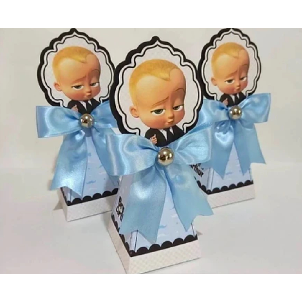 10 Caixas Pirâmide personalizada tema Poderoso Chefinho - kit festa - lembrancinha infantil