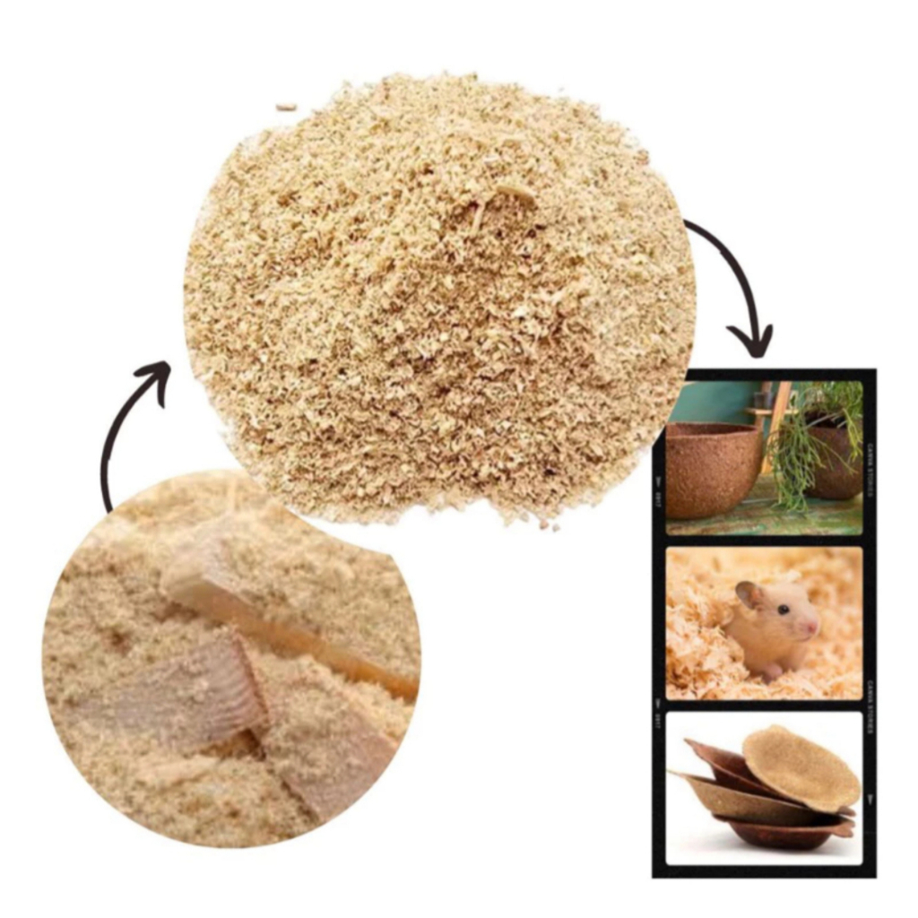Serragem De Madeira Pó Serra Média Defumação Calafetar 2kg