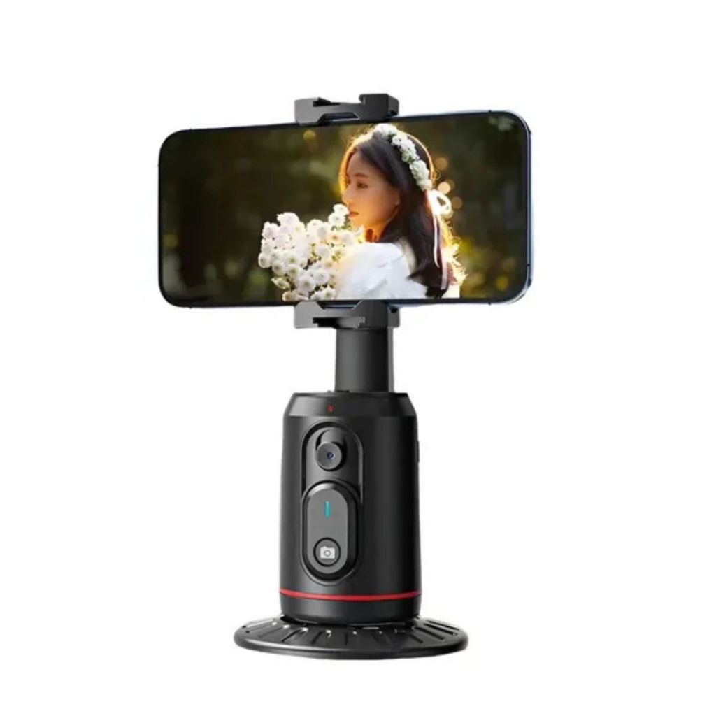Selfie Stick Tripod 360° AutoFace Tracking,Pan-Tilt,controlador destacável para transmissão ao vivo e selfie