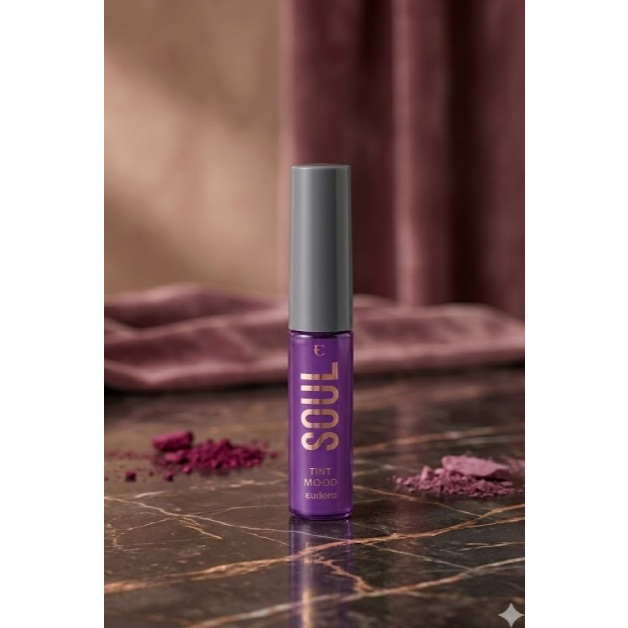 Batom Líquido SOUL Tint Mood Uva Relax Eudora