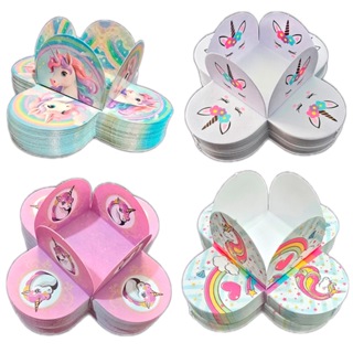 100 Forminhas Unicórnio Aquarela Candy Color Para Casamento Debutante Aniversário em Oferta na Shopee