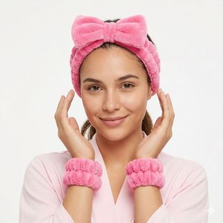 Kit Faixa para Cabelo + Washband Faixa Pulso (Par)