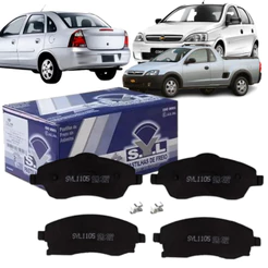 Pastilha de Freio Gm Corsa 1.0 1.4 1.8 Frente Montana 1.4 1.8 2003 2004 2005 2006 2007 2008 2009 2010 2011 2012