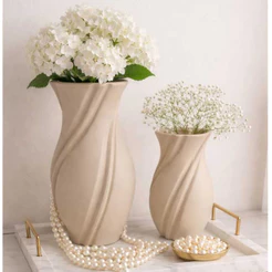 Kit de vaso formoso em cerâmica para decoração