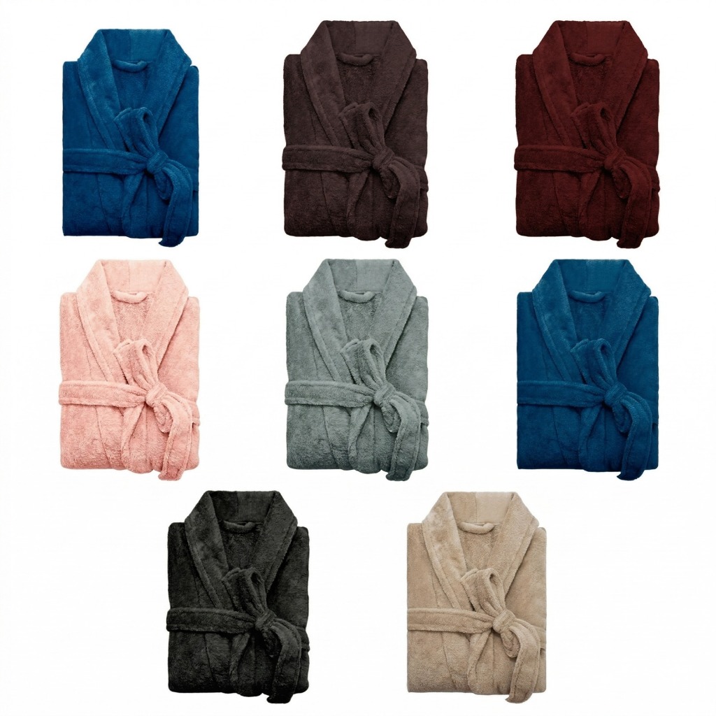 Roupão de Banho e Inverno Feminino e Masculino Microfibra Camesa