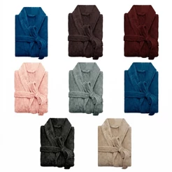 Roupão de Banho e Inverno Feminino e Masculino Microfibra Camesa