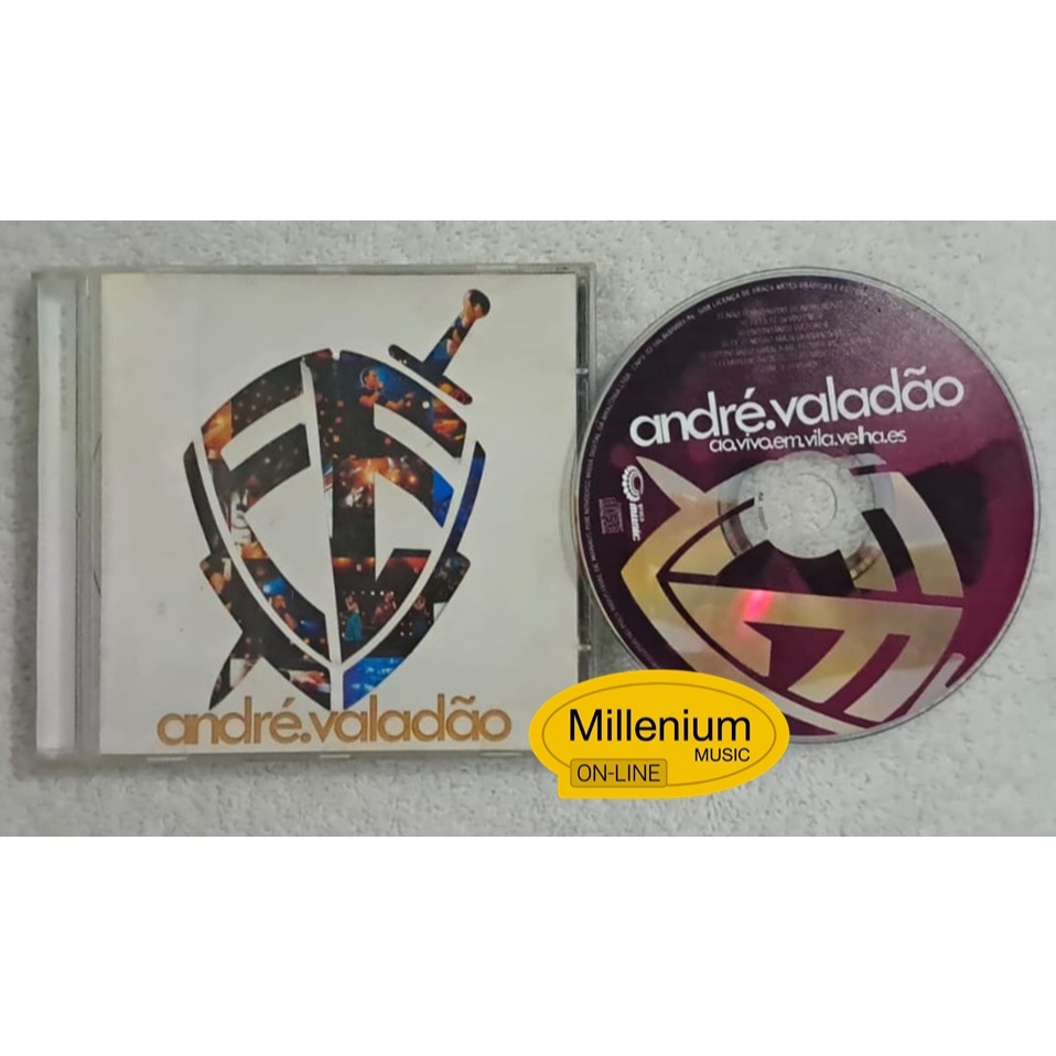 CD André Valadão  Fé  Ao Vivo  2009 Original Gravadora Colecionador Ótimo Estado