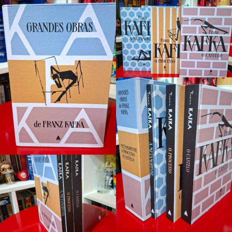 Livro Box Capa Dura Grandes Obras de Franz Kafka - A Metamorfose, O Processo & O Castelo | Nova Fronteira