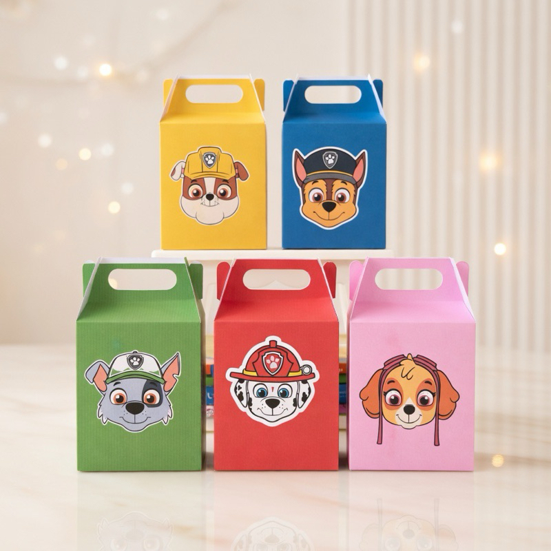 Caixa MALETINHA  Patrulha Canina| Caixa Personalizada Com Nome |Mimos Aniversário Lembrancinhas Personalizados Kit Festa