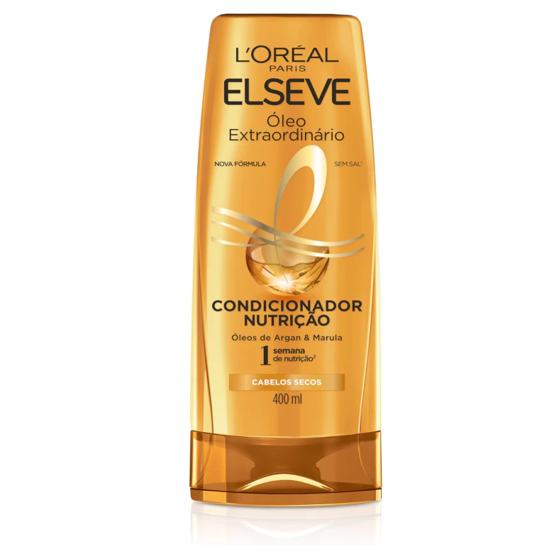 Condicionador Elseve Óleo Extraordinário L'Oréal Paris 400ml Hidratação Intensa, Nutrição e Brilho