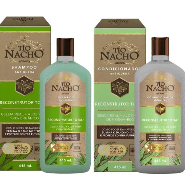 Kit Tio Nacho Shampoo & Condicionador Reconstrutor 415mL