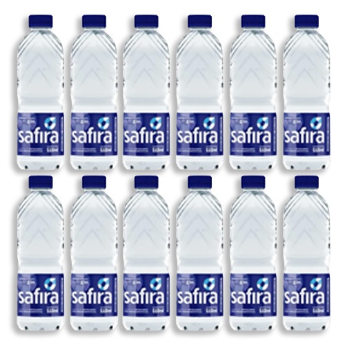 Agua Mineral Safira Com Gás 510ml Fardo 12 Unidades em Oferta na Shopee