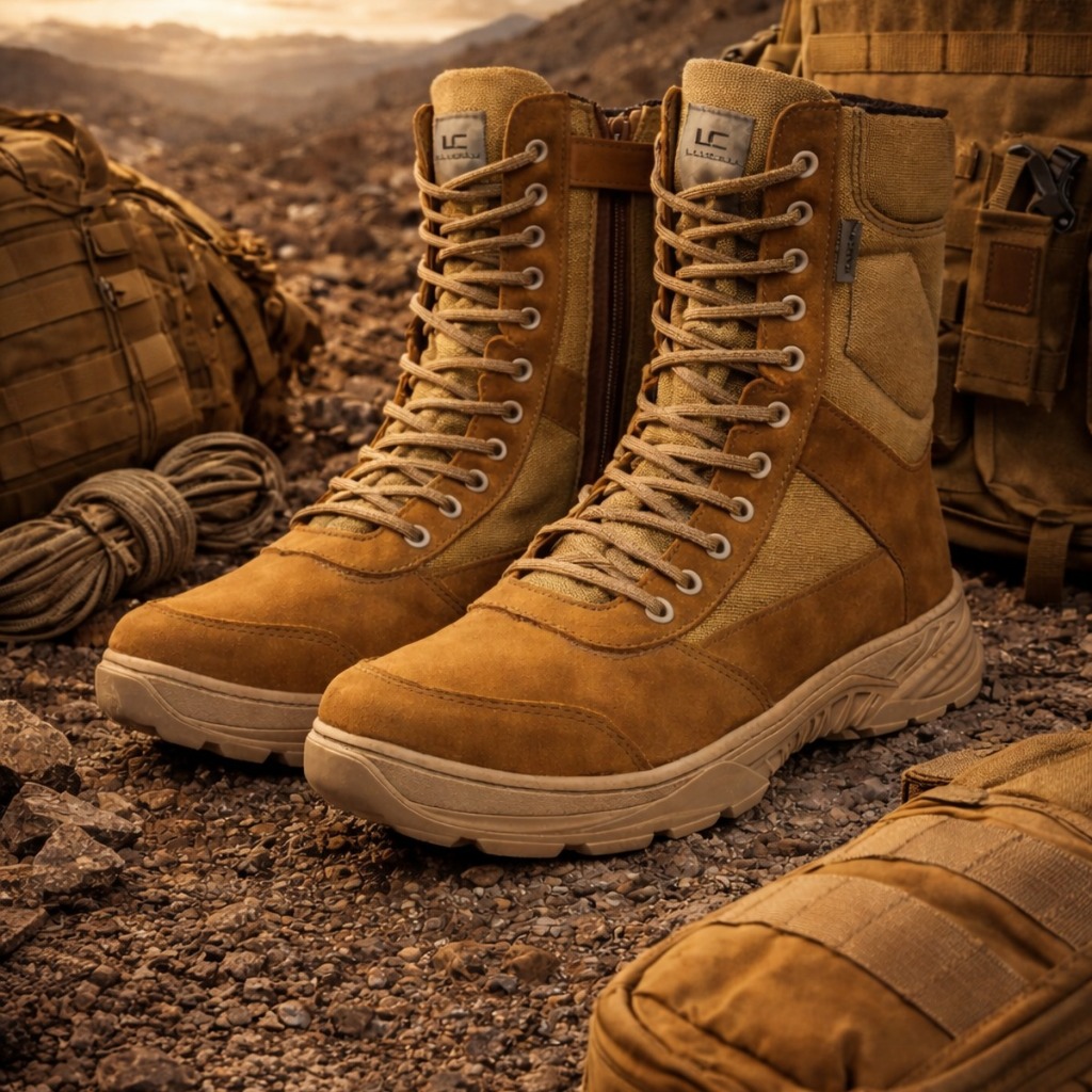 Coturno Tático Militar | Para Trilha Aventura | Airsoft | Camping | Cano Alto Resistente Confortável