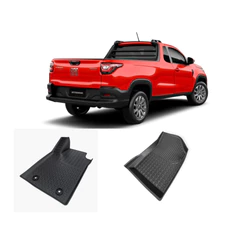 Tapete Borda Elevada Fiat Strada 2 Portas 2020 2021 2022 2023 2024 2025 2026