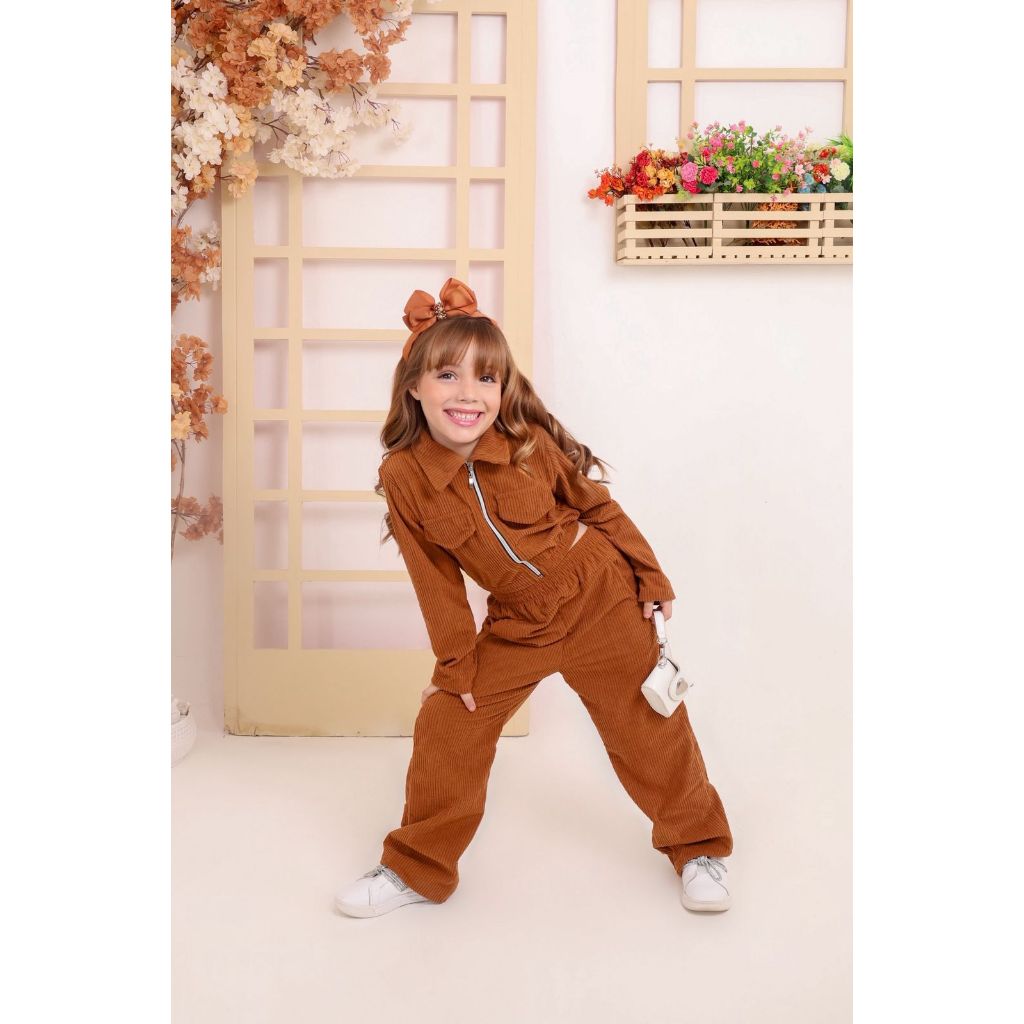 CONJUNTO URBAN COTELÊ TENDÊNCIA INFANTIL TAMANHOS 4 AO 8 ANOS - INVERNO