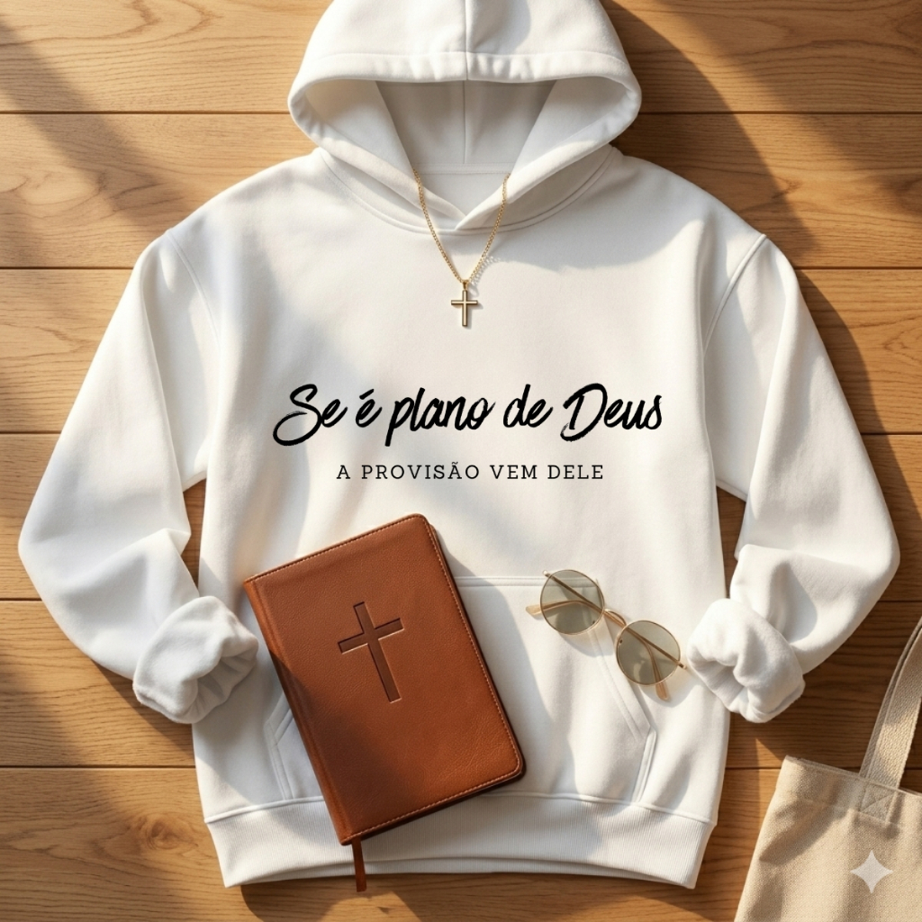 blusa de frio feminina masculino casaco peluciado inverno branco estampa cristão blusão moletom inverno gospel